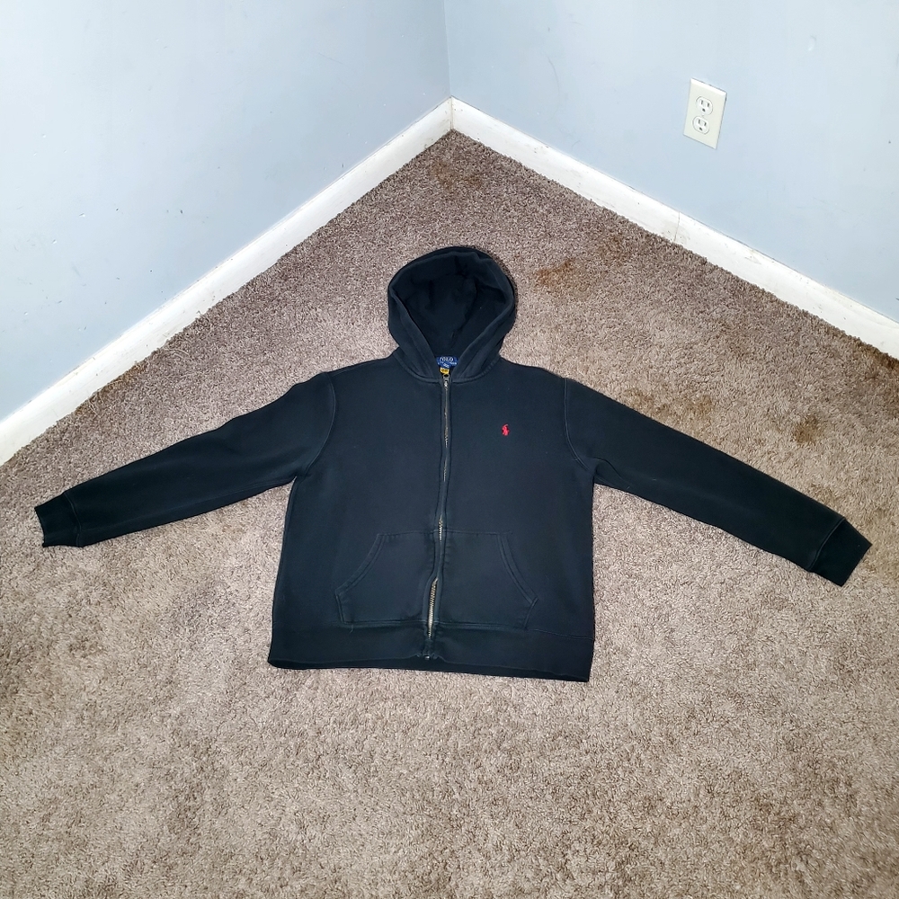 Black polo jacket